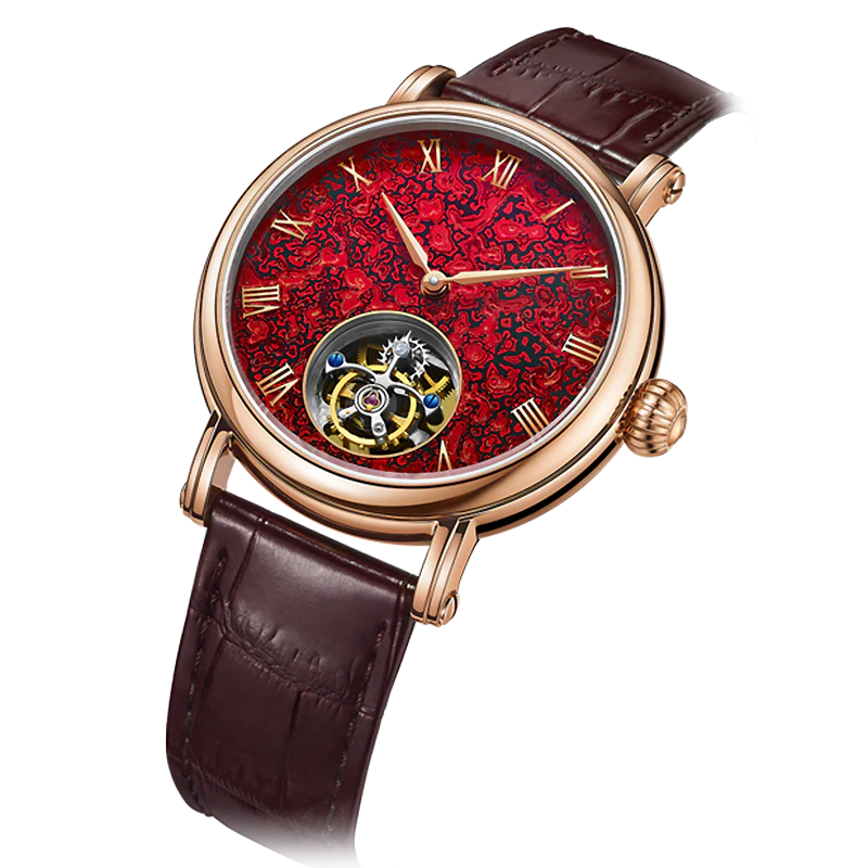 Seagull Chinese Zodiac Dragon Golden Lacquer Limited Tourbillon - Image 4