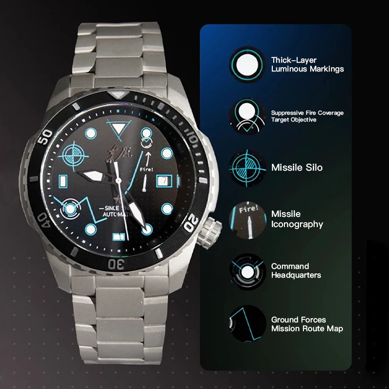 Seagull Dongfeng Tactical Military-Grade Automatic Watch - Image 5