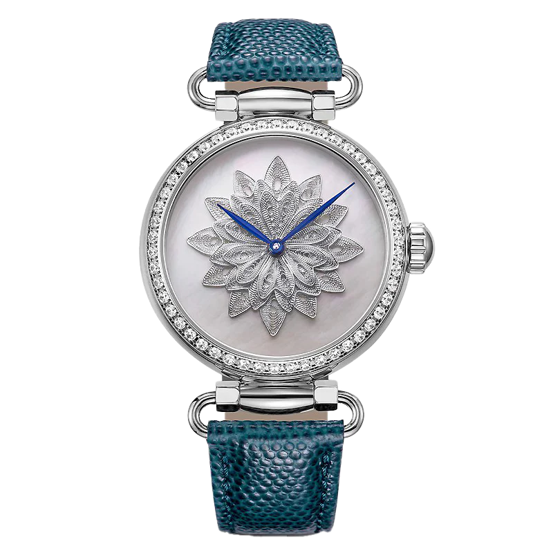 Seagull Watch | Filigree Butterfly Watch with Swarovski Crystals - Image 5