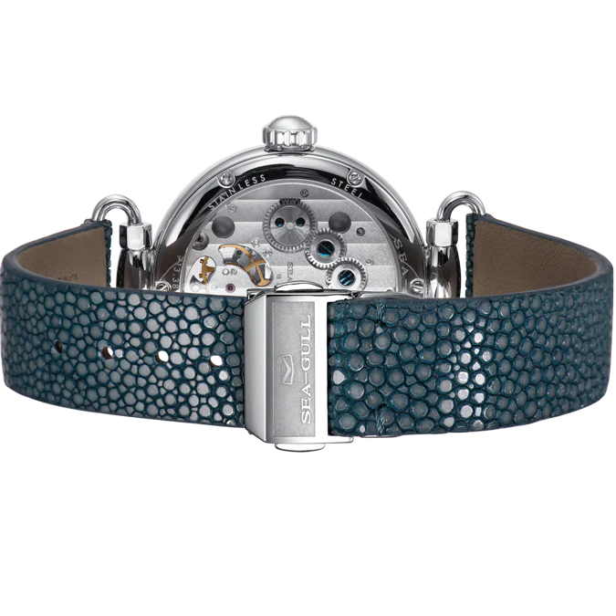 Seagull Filigree Flower Hairpin Tourbillon Watch 38.5mm - Image 5