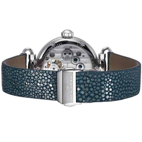 Seagull Filigree Flower Hairpin Tourbillon Watch 38.5mm - Image 9