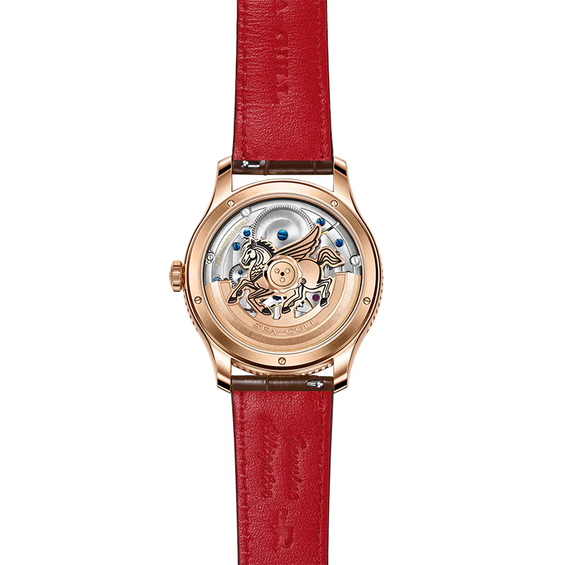 Seagull Qin Ultra-Thin Automatic Tourbillon Watch - Year Of The Horse Limited Edition - Image 6