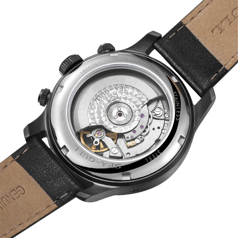 Seagull Watch | Aviation Dual Time Zone Pilot Automatic Watch 43mm - Image 4