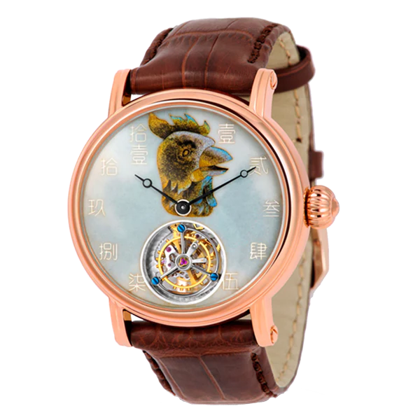 Seagull Watch | Chinese Zodiac Dragon Enamel Dial Tourbillon Watch - Image 10