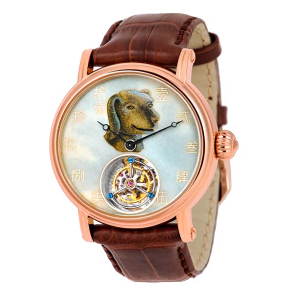 Seagull Watch | Chinese Zodiac Dragon Enamel Dial Tourbillon Watch - Image 11