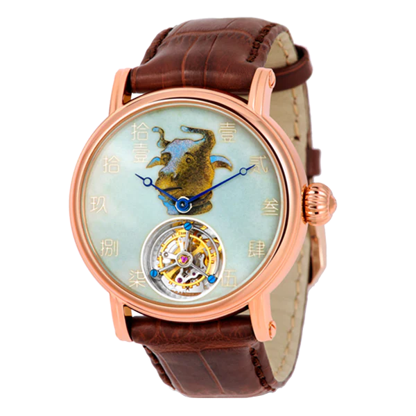 Seagull Watch | Chinese Zodiac Dragon Enamel Dial Tourbillon Watch - Image 3