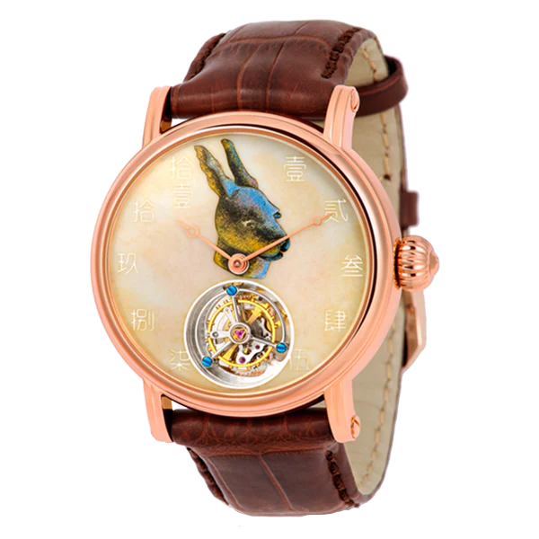 Seagull Watch | Chinese Zodiac Dragon Enamel Dial Tourbillon Watch - Image 5