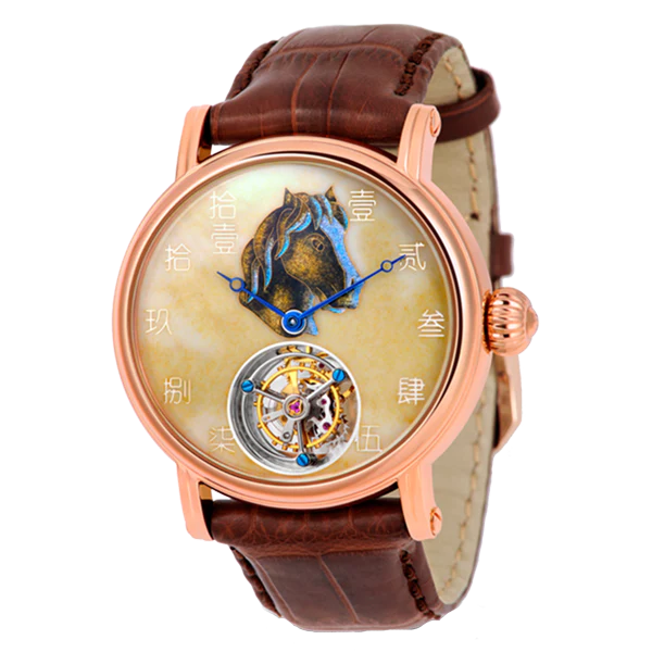 Seagull Watch | Chinese Zodiac Dragon Enamel Dial Tourbillon Watch - Image 7