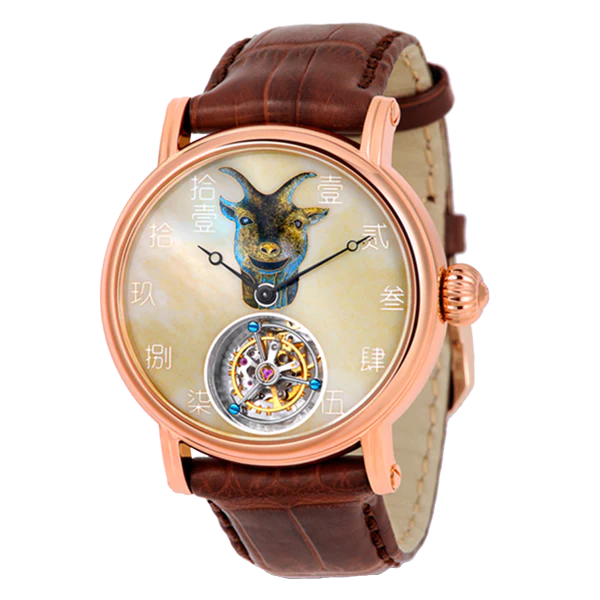 Seagull Watch | Chinese Zodiac Dragon Enamel Dial Tourbillon Watch - Image 8