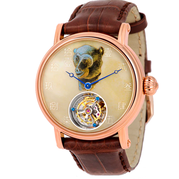 Seagull Watch | Chinese Zodiac Dragon Enamel Dial Tourbillon Watch - Image 9