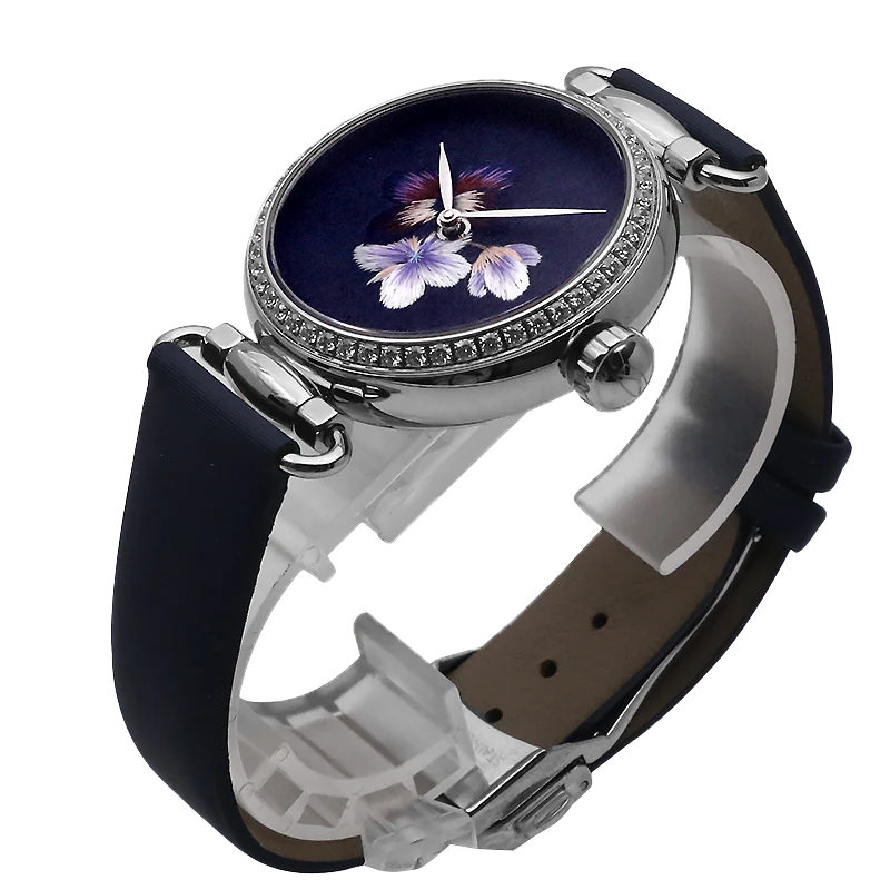 Seagull Watch | Embroidery Watch with Swarovski Crystals - Image 3