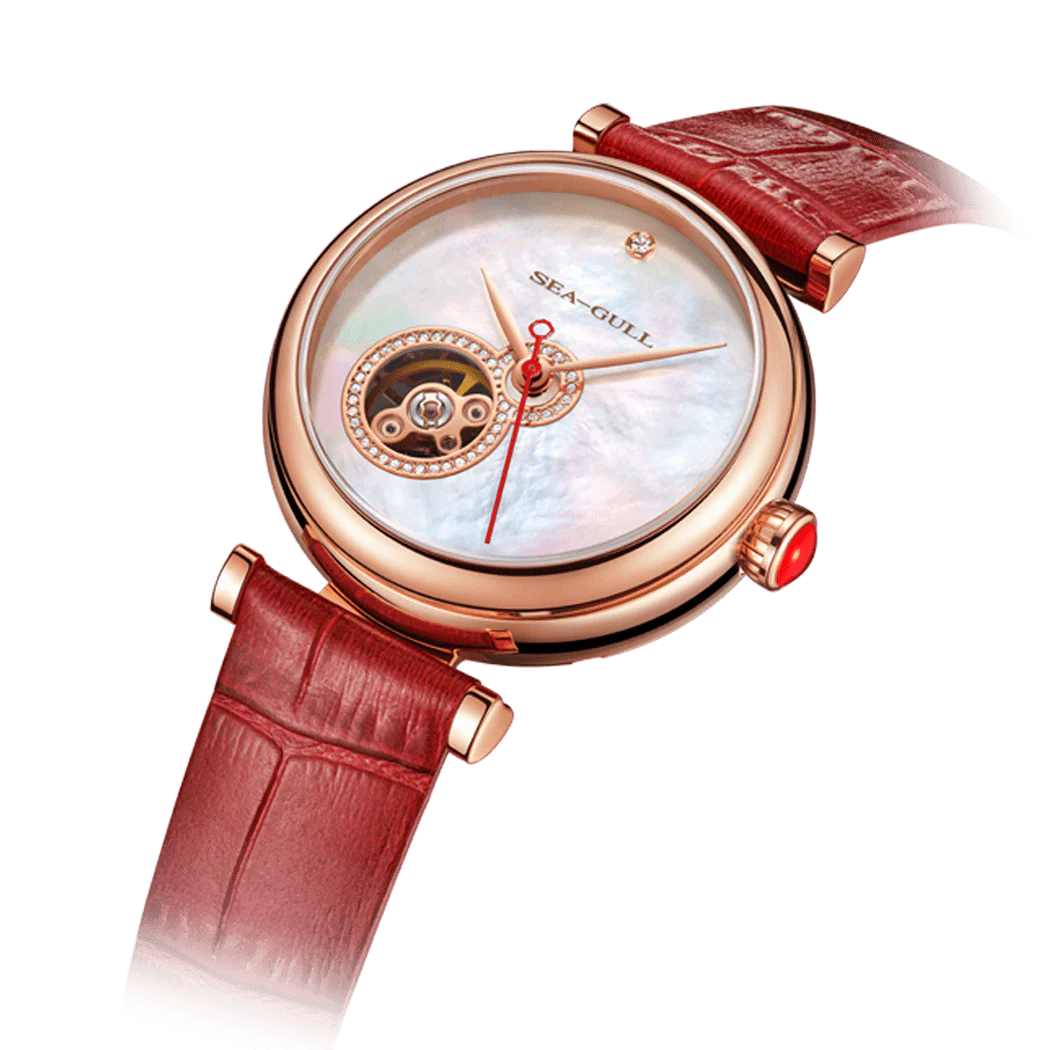 Seagull Watch | Heartfelt Lucky Gourd Rose Gold Case Watch 34.5mm - Image 5