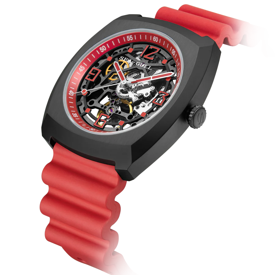 Seagull Watch | Trendy Barrel Skeleton Automatic Watch 44*46mm - Image 12