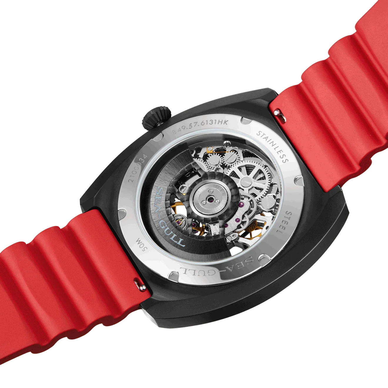 Seagull Watch | Trendy Barrel Skeleton Automatic Watch 44*46mm - Image 15