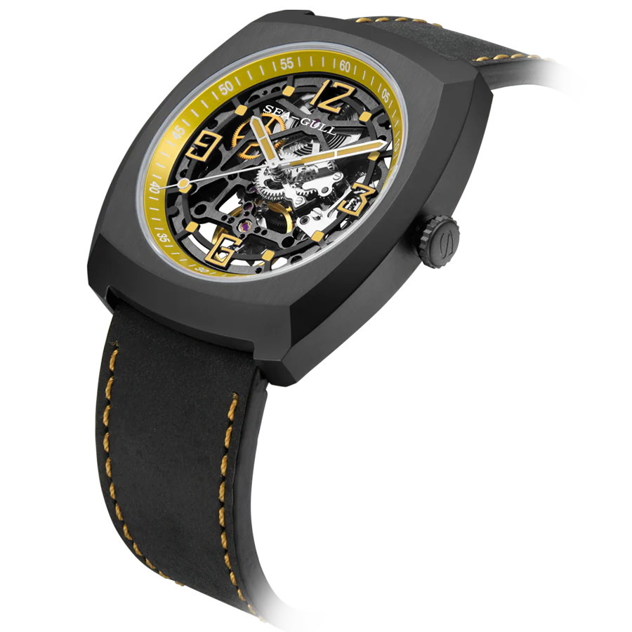Seagull Watch | Trendy Barrel Skeleton Automatic Watch 44*46mm - Image 8